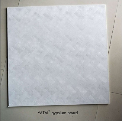 603mm*1212mm PVC-Gipskartonplatte mit abgeflachter Kante und Wasserbeständigkeit