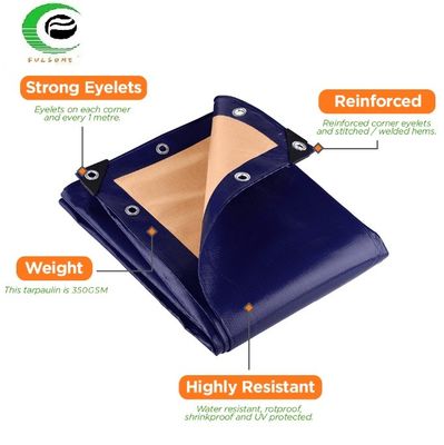 comprar Tarte pesada azul / bege à prova d'água 350gm para cobertura exterior online manufacture
