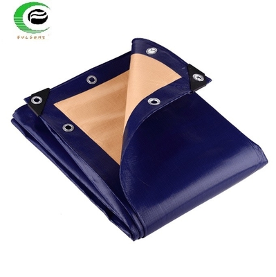 Blaue / Beige Hochleistungsplanen Wasserdicht 350 g/m² Für Abdeckung im Freien