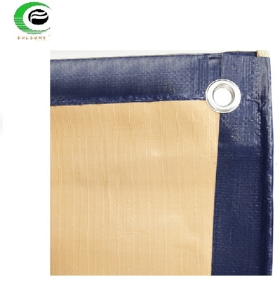 Blaue / Beige Hochleistungsplanen Wasserdicht 350 g/m² Für Abdeckung im Freien