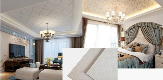 Brandfeste Vinyl-Gips-Deckenfliesen der Klasse A in konigerem Design