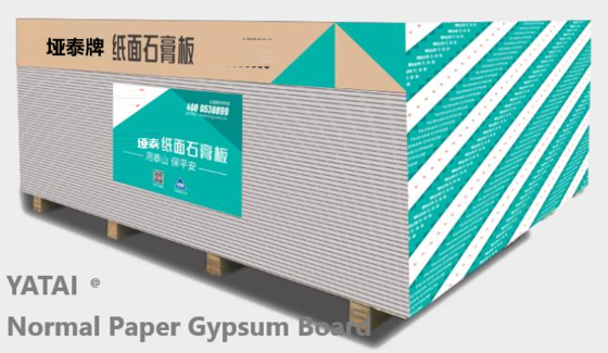 8.5-12.0 mm Dicke Standard-Gipsplatte für Feuchtigkeitsbeständigkeit