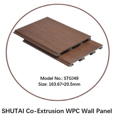 Invisible Screwing Wood Plastic Composite Wall Panel Recyclable And Ecofriendly Materials With Good Thermal Insulation Properties For Durable Construction
