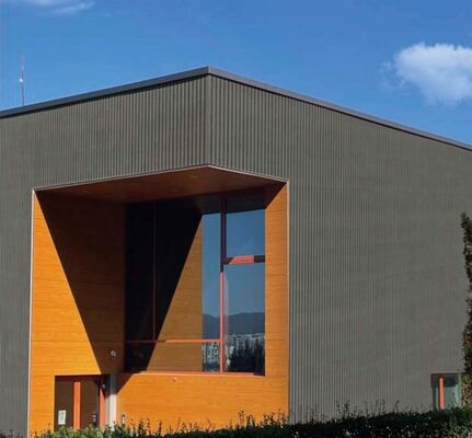 Good Thermal Insulation Properties Composite Wood Plastic Panel 20.5mm Thickness Easy To Clean And Maintain For Long Term