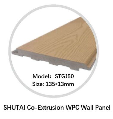 Buone proprietà di isolamento termico pannello in legno composito di plastica spessore 20,5 mm facile da pulire e mantenere a lungo termine