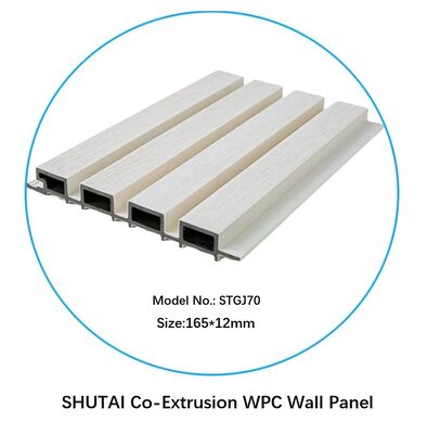 Tấm ốp tường trang trí WPC đa dạng màu sắc bao gồm tông màu gỗ và màu tùy chỉnh, chống mục nát và côn trùng, lý tưởng cho tường nội và ngoại thất